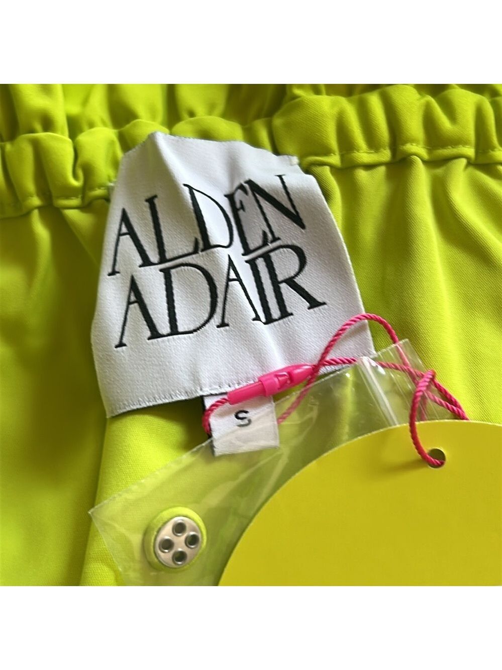 Alden Adair Hallie Ruffle Dress in Citrus Size Small NWT - Picture 10 of 12